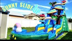 Sunny Slide Up - Giant 19ft Waterslide for rent