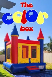 The Color Box Bounce House 13x13 for rent