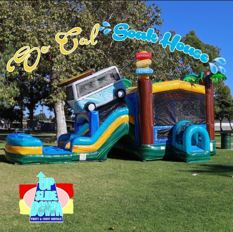 So-Cal Soak House Bounce House W/ Slide for rent