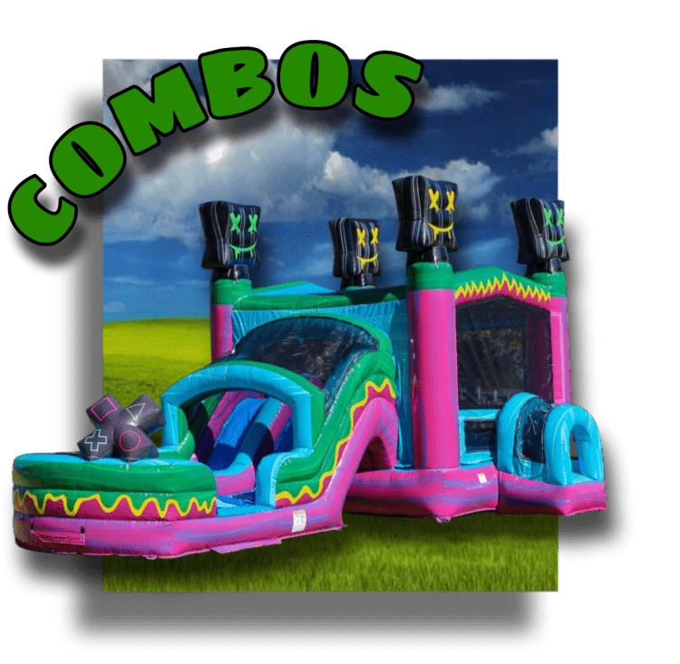 Jumper Bounce House With Slide Rentals