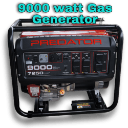 Gas Generator 9000 watt for rent