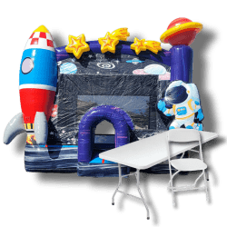 UP N SPACE XL Jumper W/ 3 Tables and 12 Chairs